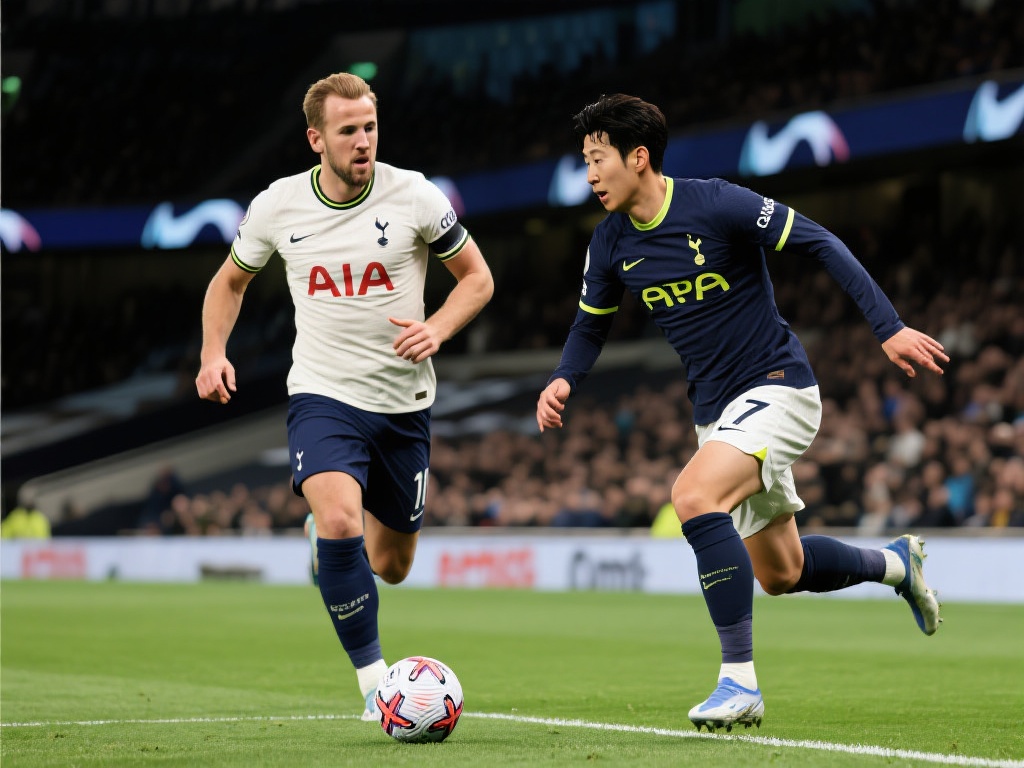 前锋凯恩与中场孙兴慜的默契配合成为场上的